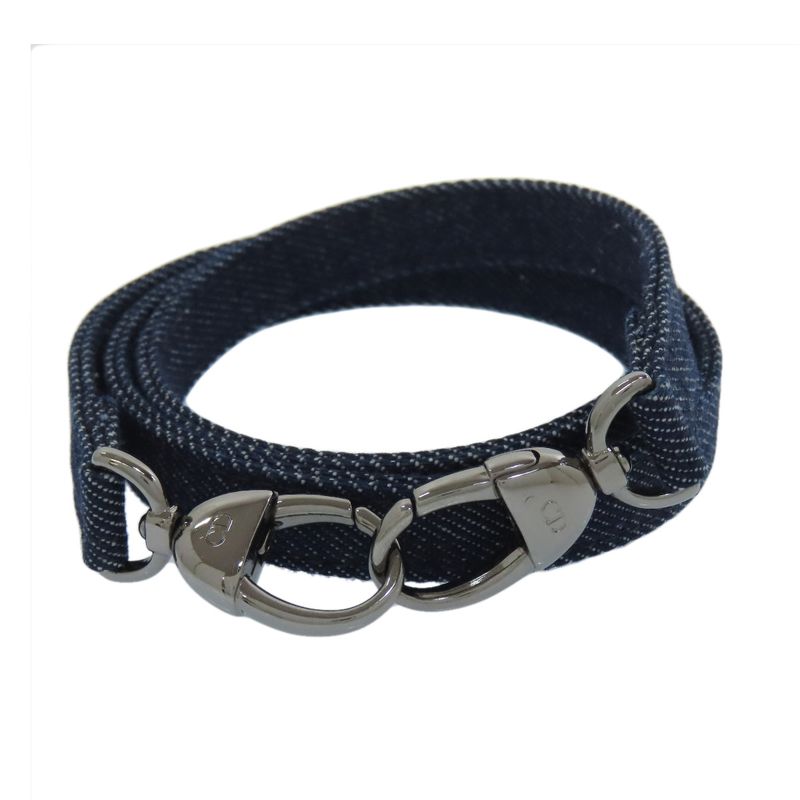 Christian DIOR Lady Dior Canage Tote 2WAY Handbag Denim Women