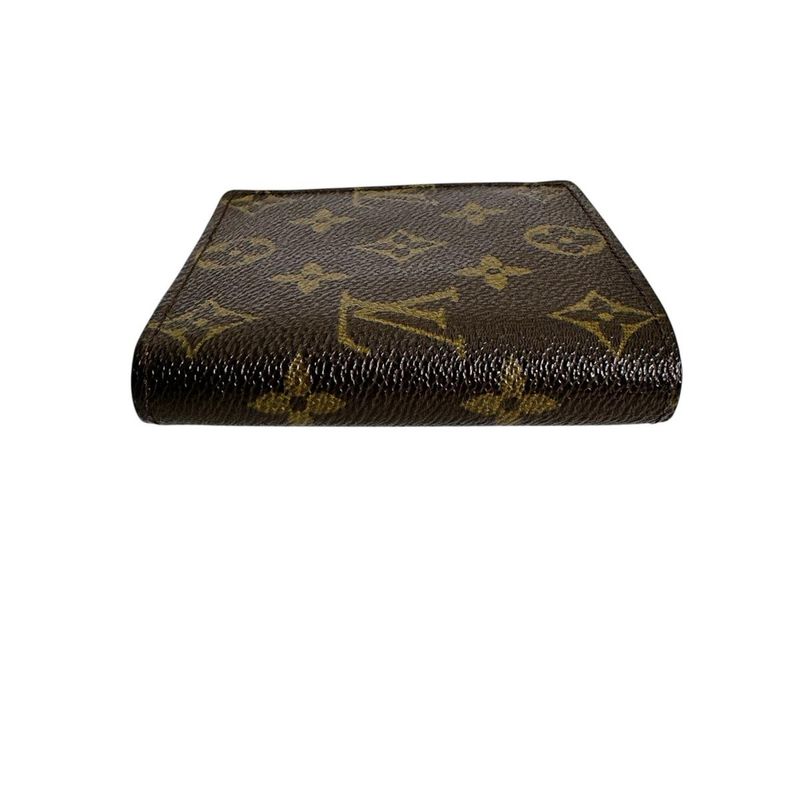 Louis Vuitton M61675 Monogram Portefeuille Marco Fold Wallet Louis Vuitton Brown