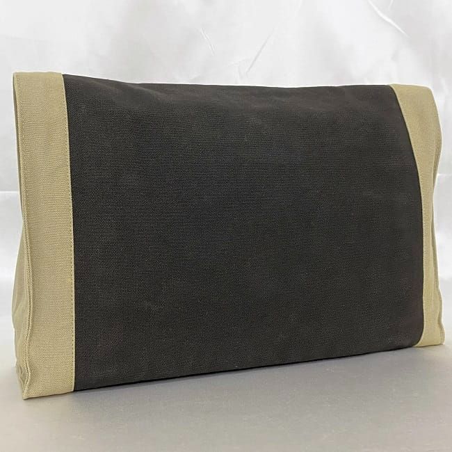 Hermes Clutch Bag Tapi De Sel Ec21625 Gray Beige