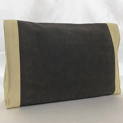 Hermes Clutch Bag Tapi De Sel Ec21625 Gray Beige