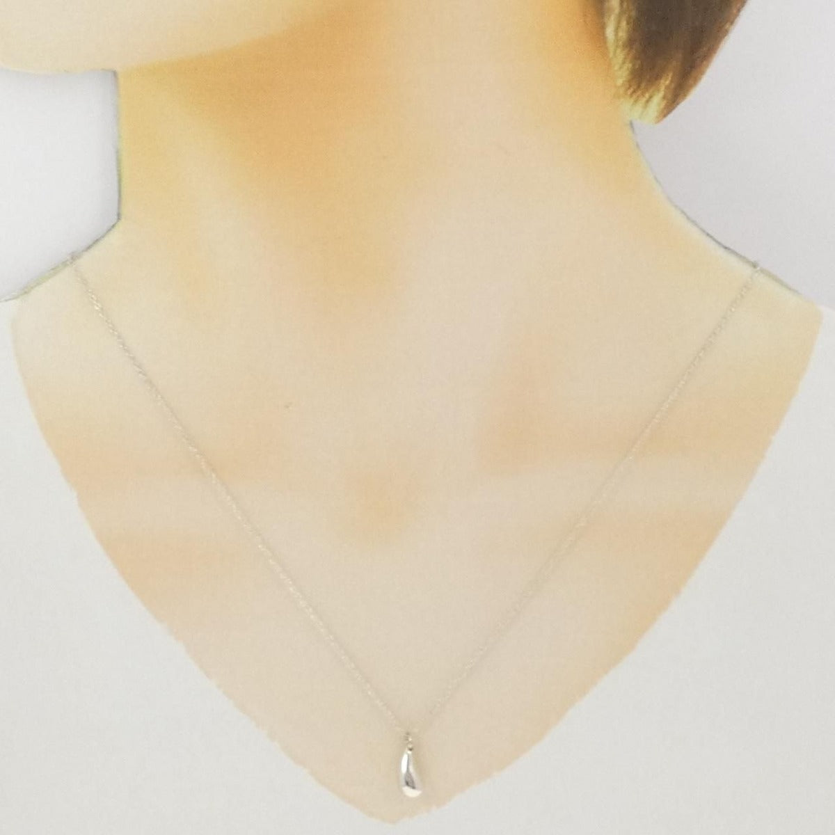 Tiffany & Co. Sterling Silver Teardrop Pendant Necklace — view 6