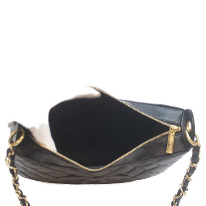 Chanel A20993 No 7 Black Caviar Skin Ghardware One Shoulder Bag Handbag Black