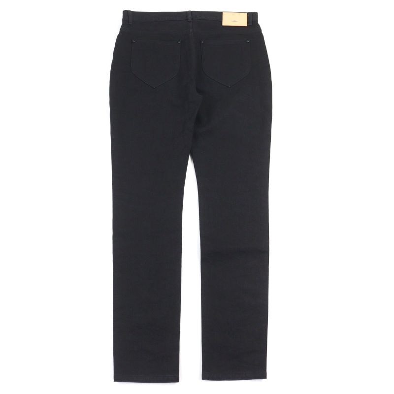 Louis Vuitton 24SS Hid70w Slim Stretch Denim Pants Cotton With Logo Button