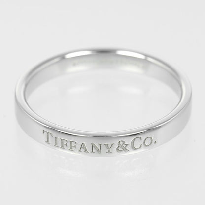 Tiffany & Co Band Ring 3mm (0.12in) Model Pt950platinum 17.5 Men's 5g Ring