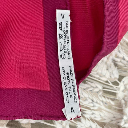 Hermes Carre 90 Lapins DANS UN Champ DE Wheat Field And Rabbit Red X Multicolor