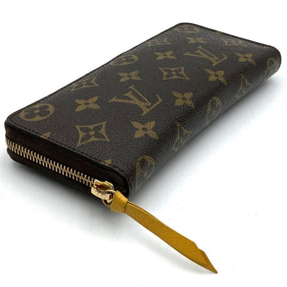 Louis Vuittonm60744 Portefeuille-cles Mance Mimosa Round Long Wallet Brown