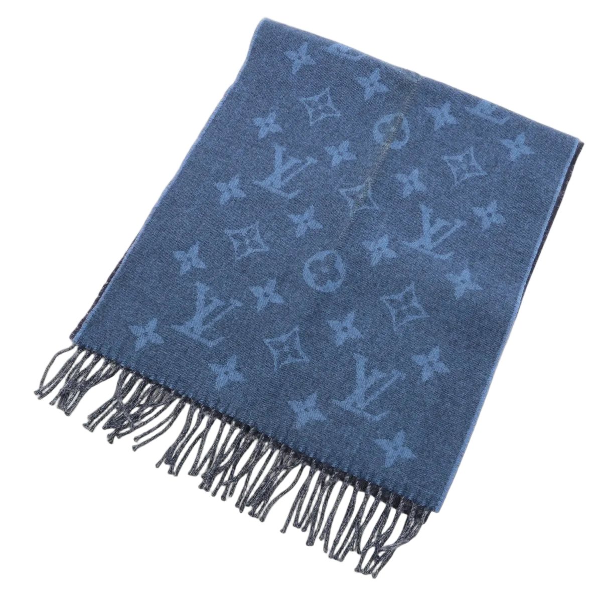 Louis Vuitton Echarpe Pied de Poule Silk Cashmere Blend Scarf
