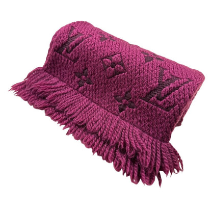 Louis Vuitton Scarf Wool Purple