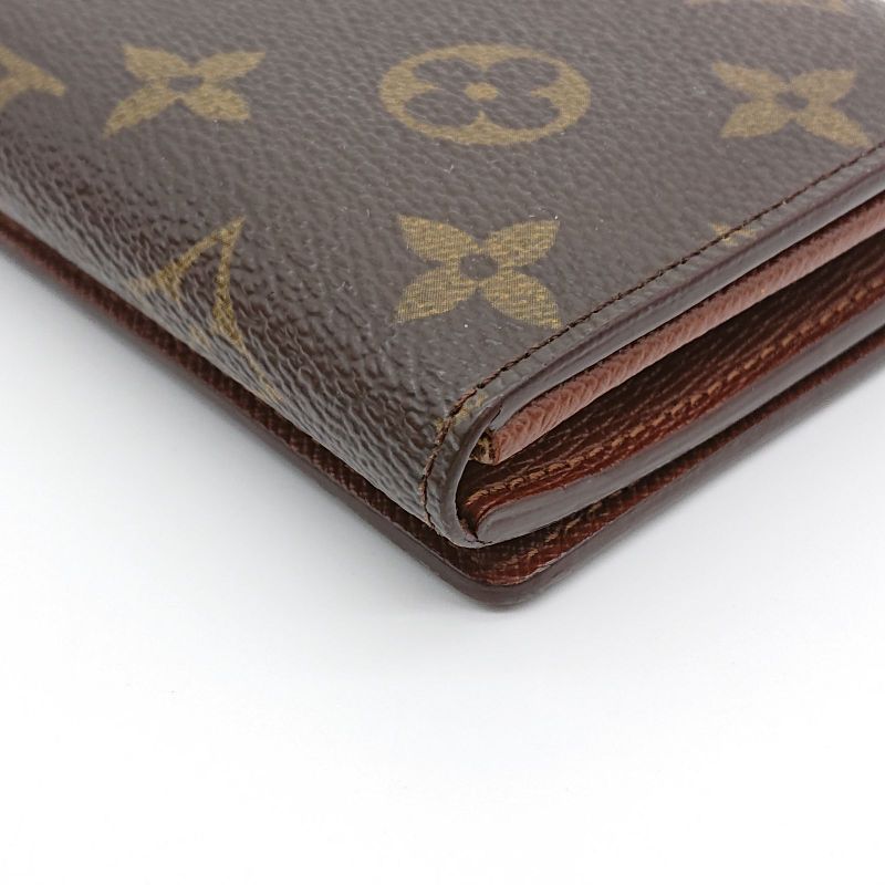 Louis Vuitton Mid-size Folded Wallet With Monogram Portmonnais Biers Trésor