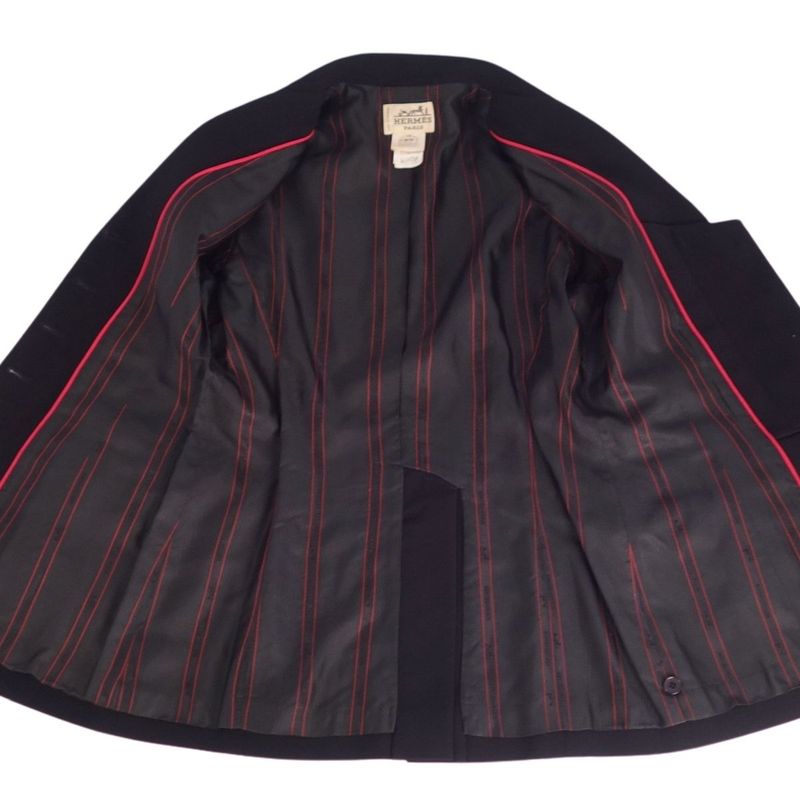 Vintage Hermes Jacket Tailored Wool A