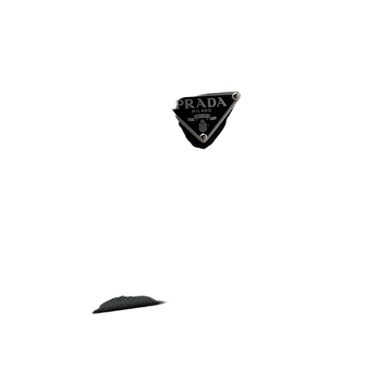 Prada Saffiano Trianglelogo Wallet Black