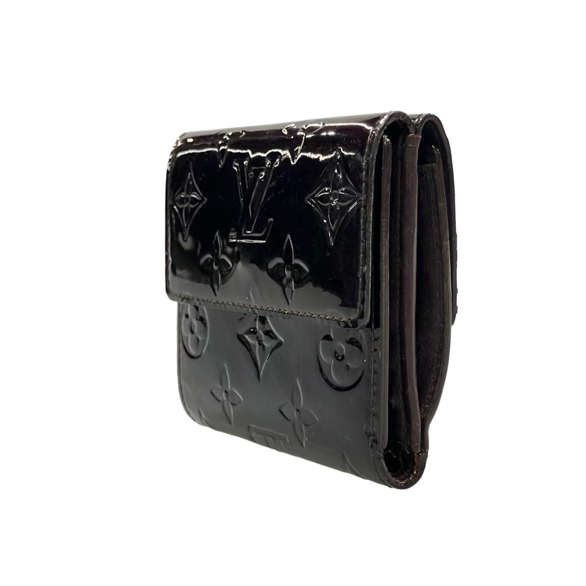 Louis Vuitton Hook Bifold Wallet Porte Monnaie Billets Cult Cles Vernis — view 2