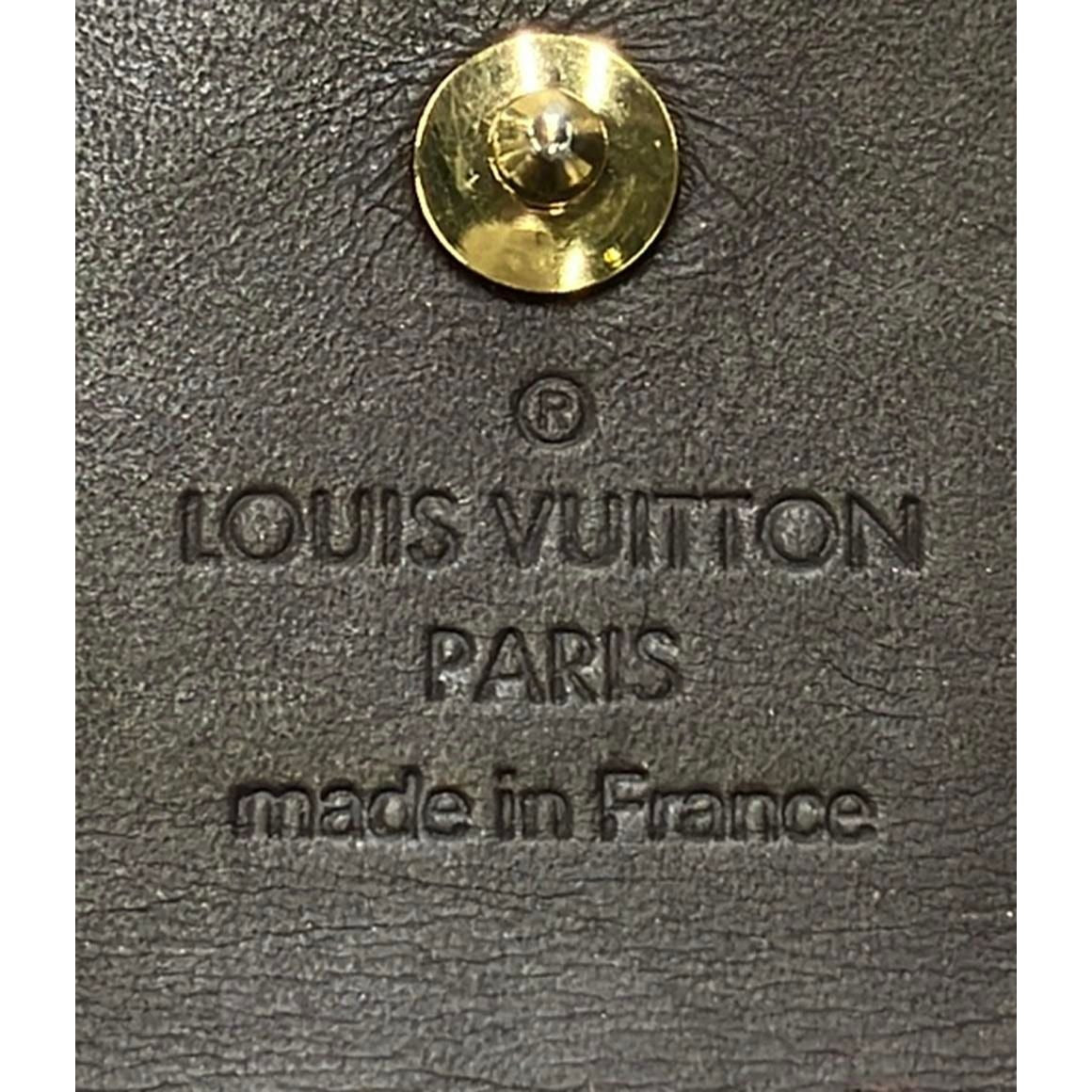 Louis Vuitton Hook Bifold Wallet Porte Monnaie Billets Cult Cles Vernis — view 4