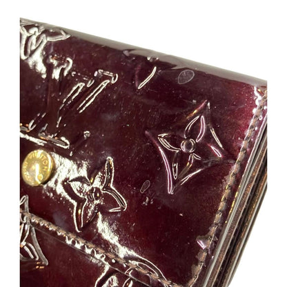 Louis Vuitton Hook Bifold Wallet Porte Monnaie Billets Cult Cles Vernis — view 5