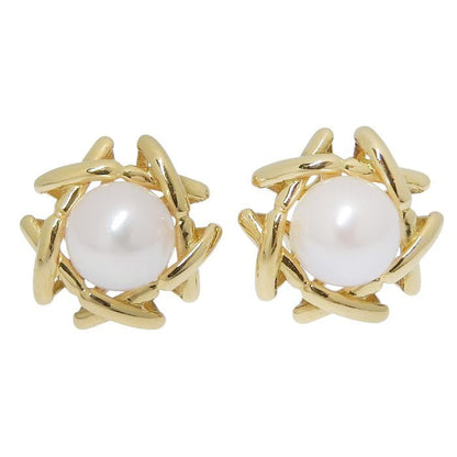 Tiffany & Co Tiffany & Co Design Pearl Earrings 18K Yellow Gold 750 Yellow Gold