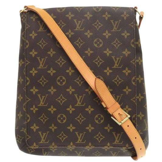 Louis Vuitton Musette Monogram Brown Shoulder Bag 1614