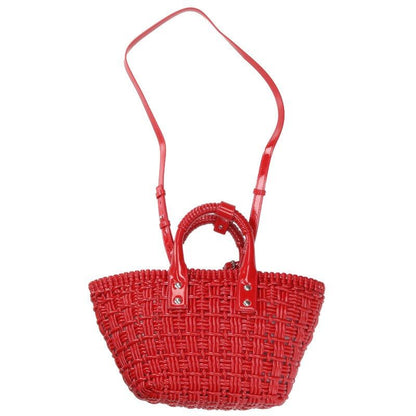 Balenciaga 671342 Bistro 2-way Enamel Handbag For Women