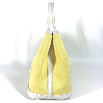 Hermes Handbag Garden Party TPM Garden Party TPM Toile Ash Yellow