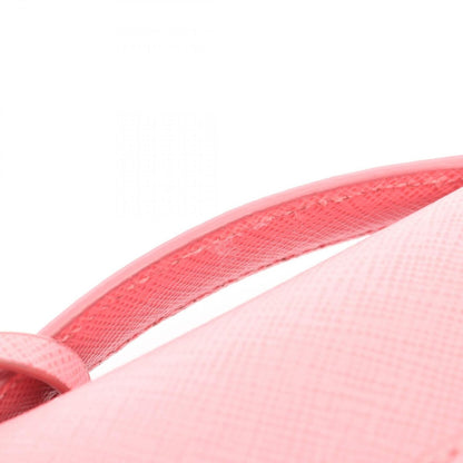Prada Pink Saffiano Leather Shoulder Bag — view 7