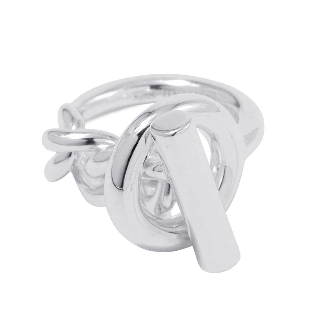 Hermes Ring Croisette MM Silver 52