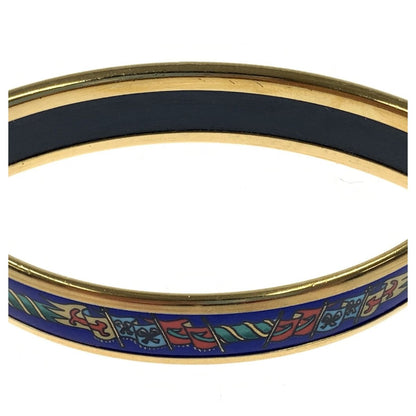 Hermes Enamel PM Bracelet Bangle Gold
