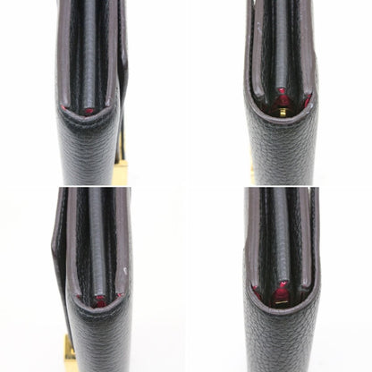 Louis Vuitton Taurillon Portefeuille Capucines Long Wallet M61248 Black