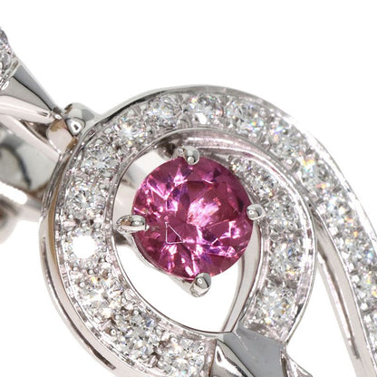 Bvlgari Bulgari DIVA Dream Tourmaline Diamond Earrings 18K White Gold Ladies