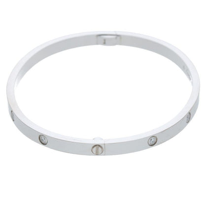 Cartier LOVE Bracelet SM Love Bracelet 18K White Gold Diamond Bracelet Men 17