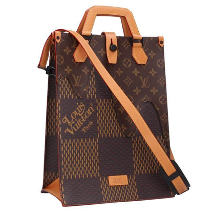 Louis Vuitton Nigot N40355 Mini Tote Damier Ebene Giant Shoulder Tote Bag Men's