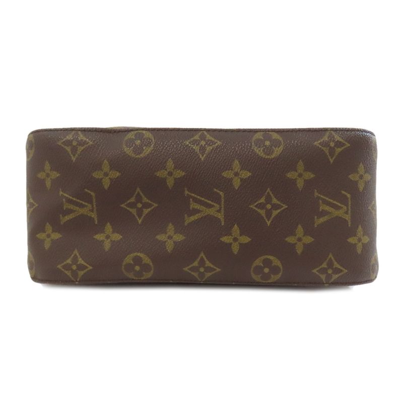 Louis Vuitton M51146 Looping MM Shoulder Bag Monogram Canvas Women