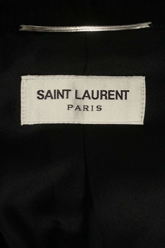 Saint Laurent Paris 531258 Y099t Crushed Velvet Tailored Jacket Men 44