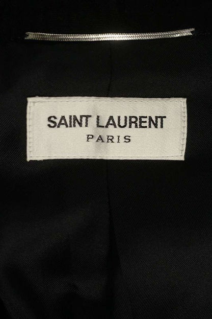Saint Laurent Paris 531258 Y099t Crushed Velvet Tailored Jacket Men 44