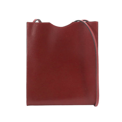 Hermes Onimetou Shoulder Bag Pochette Box Calf Rouge
