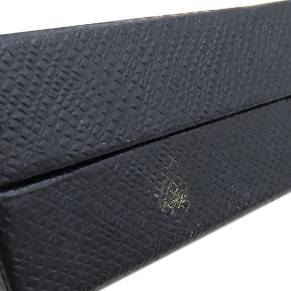 Prada Chain Wallet Saffiano Metal Shoulder Wallet Leather Nero Gold Hardware