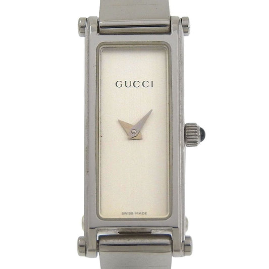 Gucci Stainless Steel Quartz Analog Display Silver Dial Watch