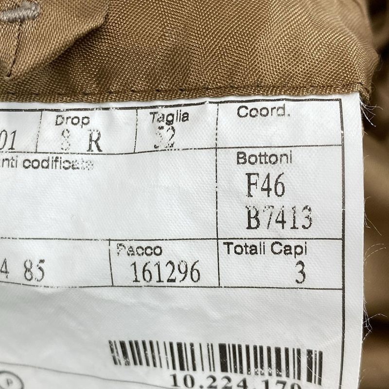 Hermes Coat Size 52 Men - Pt9201 Dark Brown And Ivory Long Sleeves / Chester /