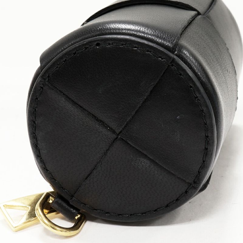 Bottega Veneta Airpods Case Accessory Case Cassette Calf Black Earphone Case