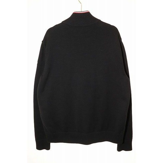 Moncler Cardigan Toricot Black L Knit Down Contrast Zip Up Jacket — view 2