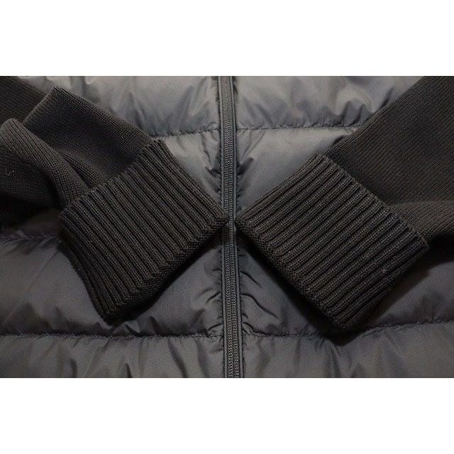 Moncler Cardigan Toricot Black L Knit Down Contrast Zip Up Jacket — view 5
