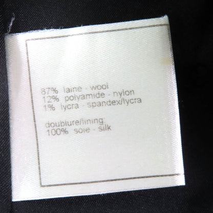 CHANEL Vintage 98A P11506 Wool Coco Mark Button Wool Tweed Jacket Skirt Setup