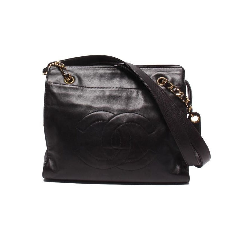 Chanel Chain Tote Lambskin Gold