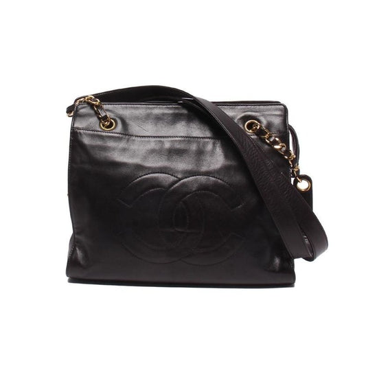 Chanel Chain Tote Lambskin Gold