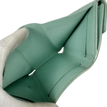 Louis Vuitton Portefeuille Lock Me Trifold Wallet Mini Wallet Light Green