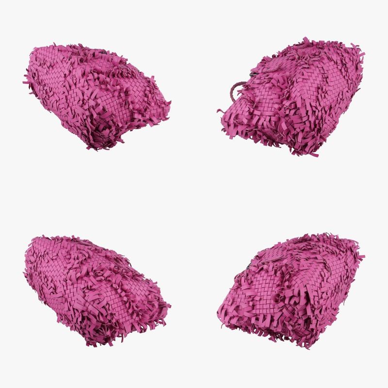 Bottega Veneta Intrecciato Rose Red Lambskin 278480 Vt690 6202 EPEV 2011 3790 A