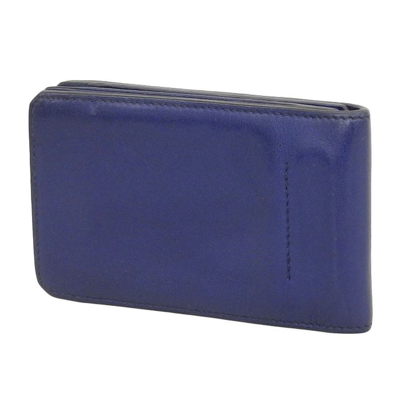 Hermes 2016 Item AM 012 UH Leather Card Case Pass Business Card Bifold Holder