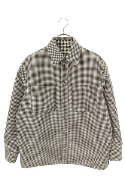 Fendi Fw1077 Staggered Reversible Shirt Blouson Men's 46