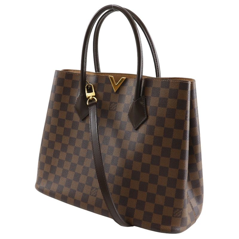 Louis Vuitton Kensington 2-way Shoulder N41435 Damier Canvas Brown Du1105