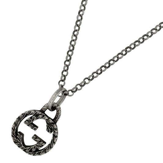Gucci Interlocking Necklace 925 Sterling Silver