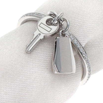 Hermes Kelly Clochette PM Diamond 53 Ring 18K White Gold