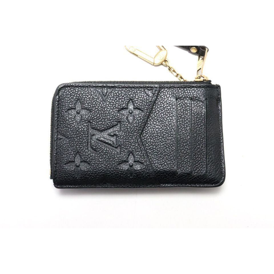 Louis Vuitton Monogram Empreinte Porto Caltrect Verso Leather Zip Around Coin — view 2